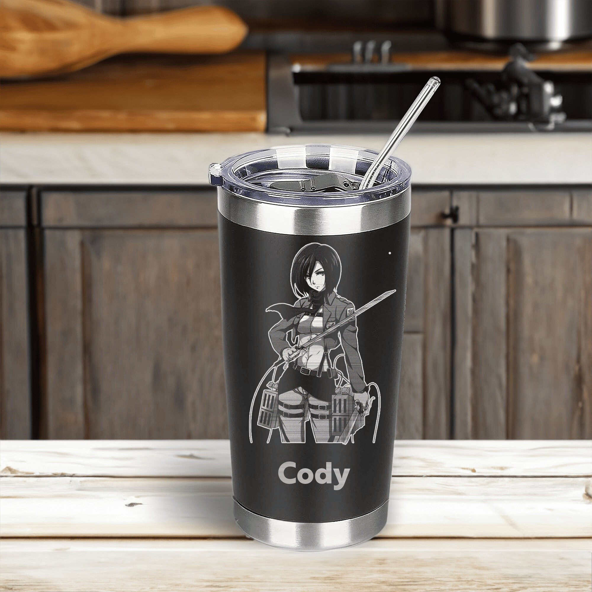 Premium anime thermos cup For Heat And Cold Preservation 