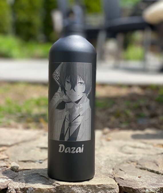 Engraved Anime Bottle Anime Gift Anime Lovers Waifu Bottle Etsy