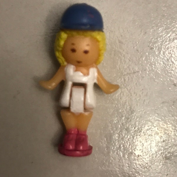 Polly Pocket, Writing Case Playset, Figure Only, Vintage Polly Pocket, Miniature Toys, Small Toys, 1990's