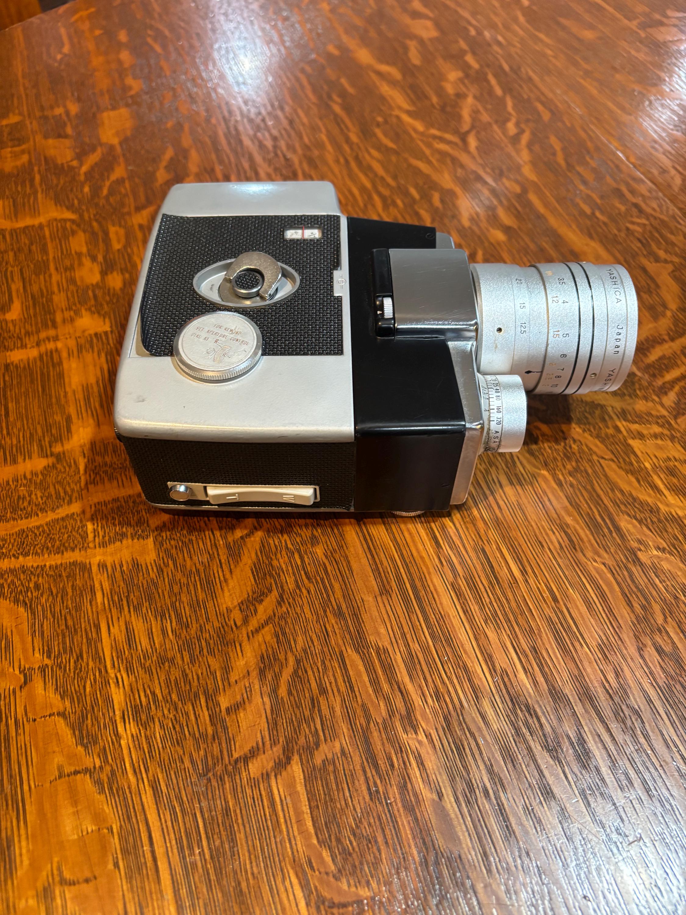 Vintage Yashica 8mm Movie Camera, Collectible Film Camera, 1950s