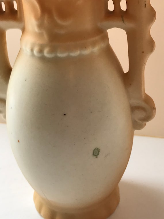 Vintage Victorian, Hand Painted, Porcelain Vase, Made in
