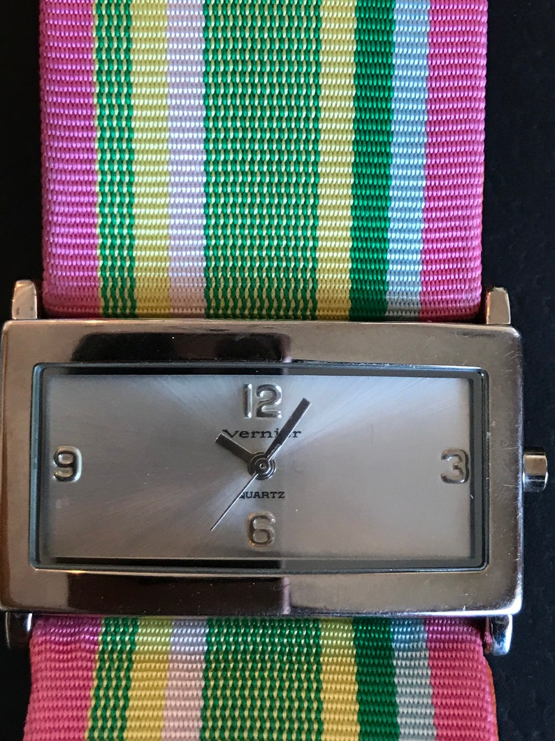 Vintage Vernier Watch Quartz Battery Operated by 7 West Etsy