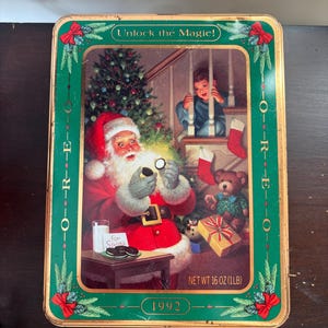 Oreo 1992 Christmas Tin - Etsy
