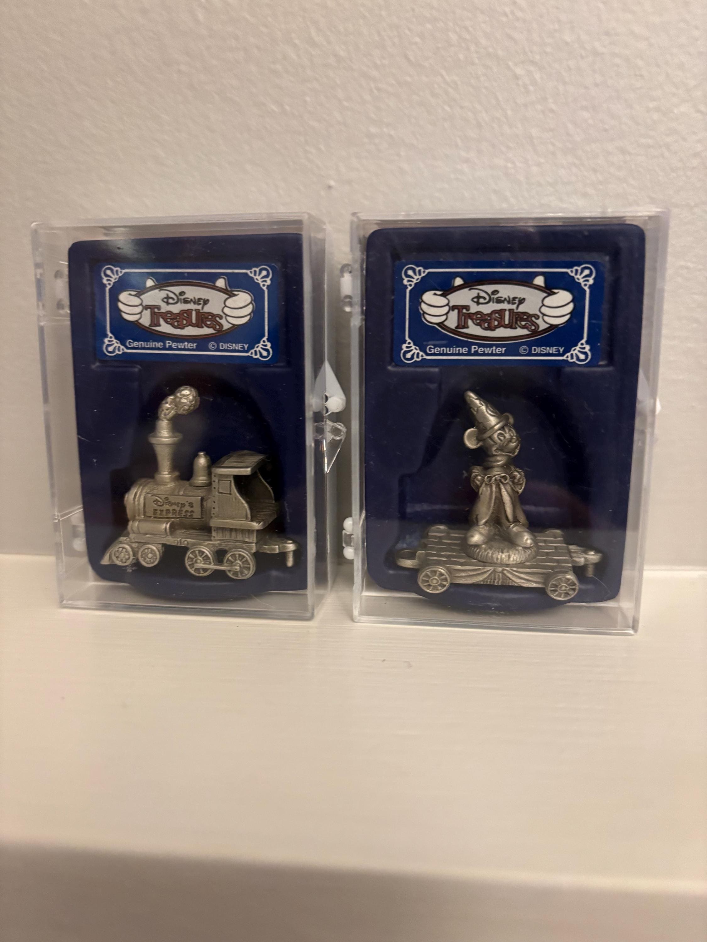 Vintage Disney Pewter Train Miniatures, Express World Figurines - Etsy