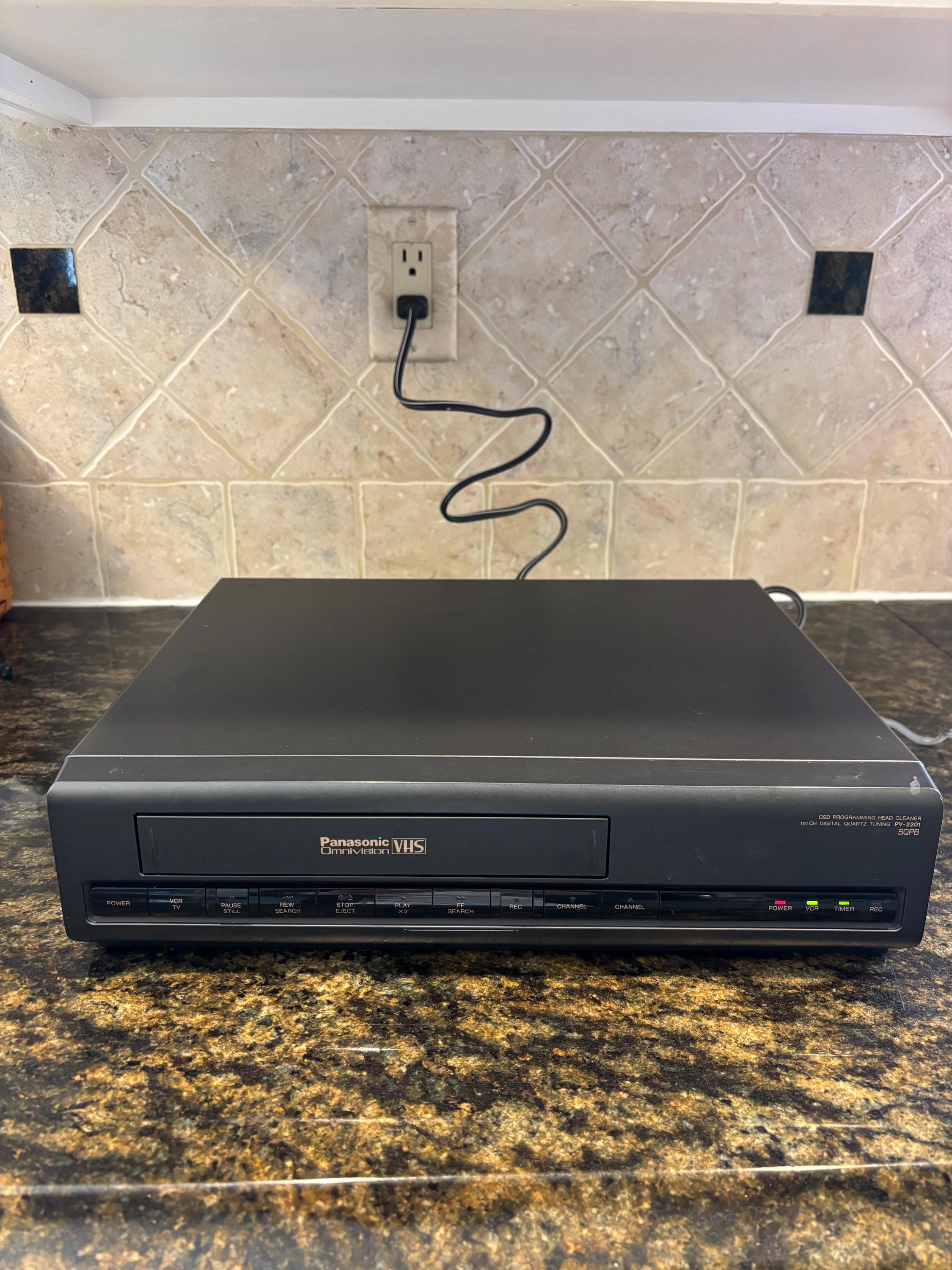 Video Cassette Recorder, Panasonic, Vintage Panasonic VCR, VHS