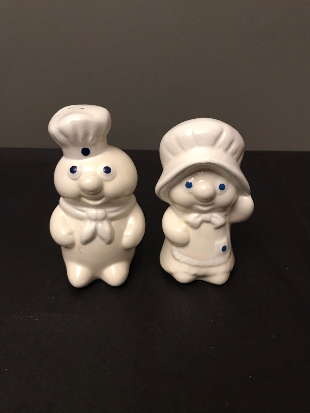 Pillsbury, Vintage Salt and Pepper, Poppin Fresh, Poppie Fresh, Vintage ...