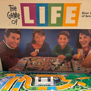Board Game, The Game of Life, Complete Game, Milton Bradley Game, Vintage Game, Family Games, Board Game, 1980's