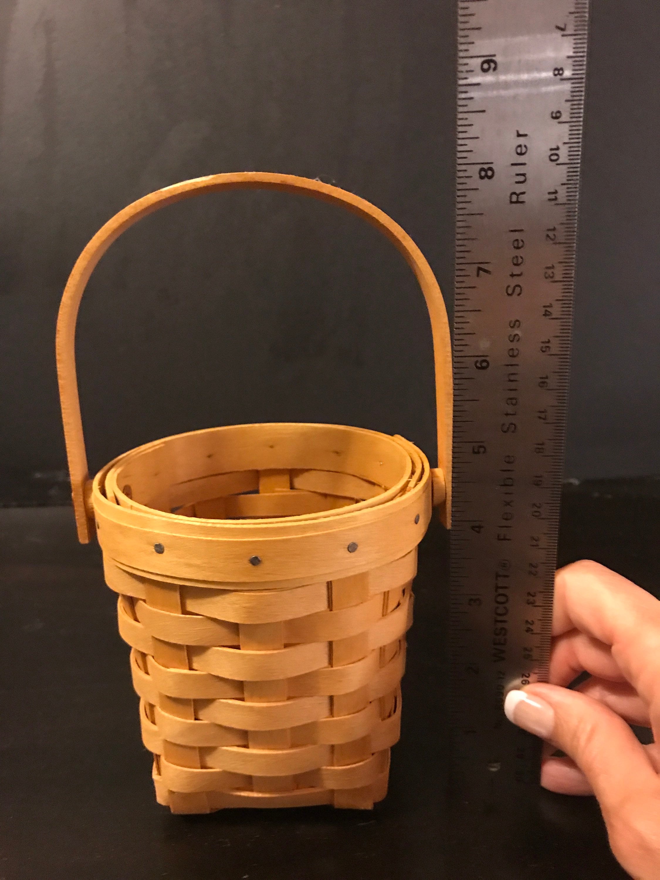 Vintage, Longaberger, Horizon of Hope Basket, Small Basket, Liner