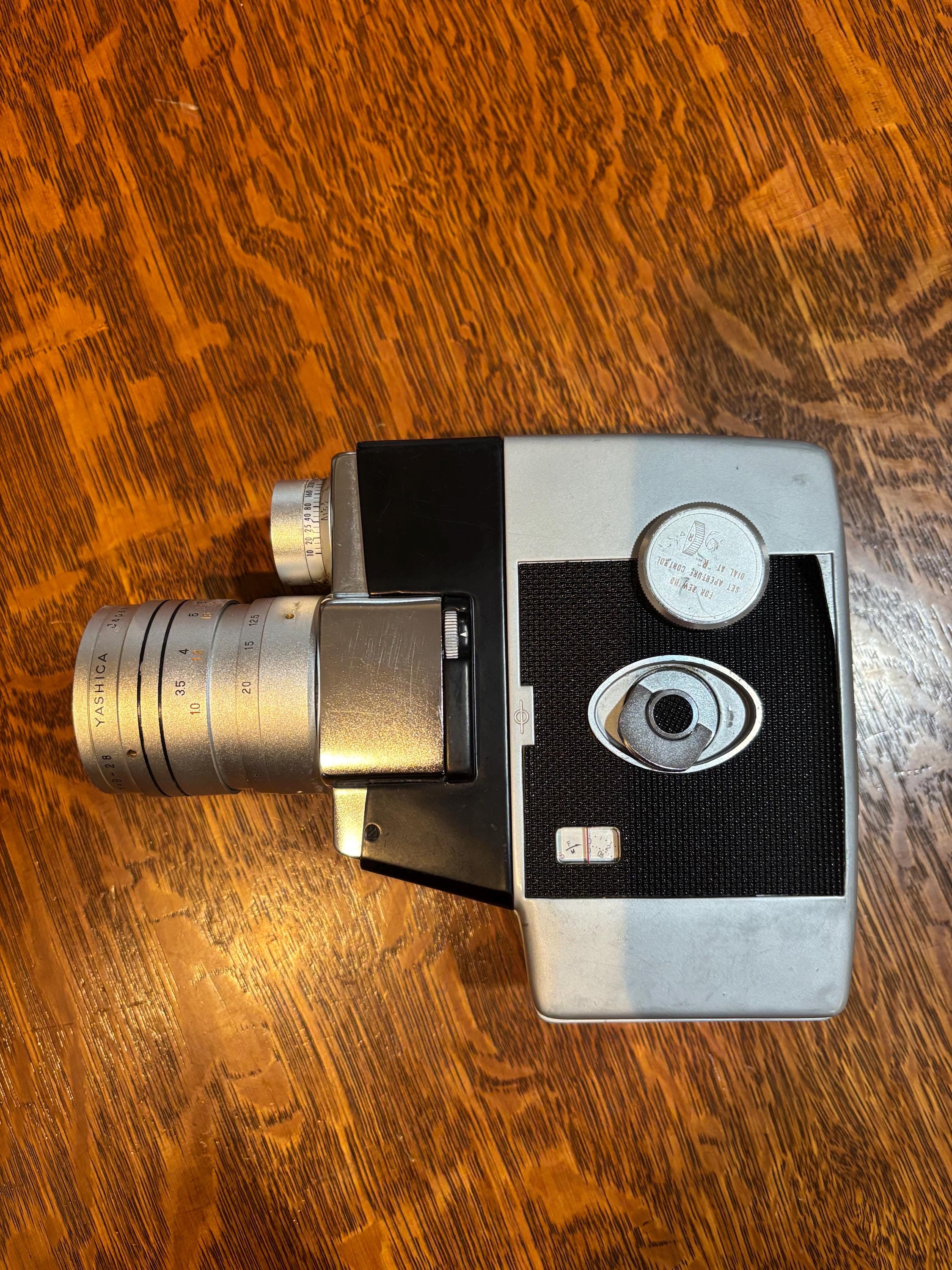 Vintage Yashica 8mm Movie Camera, Collectible Film Camera, 1950s