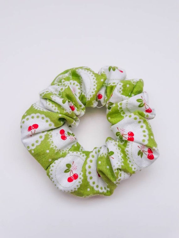 Cherry Scrunchie Scrunchy 90 S Fashion Vintage Etsy