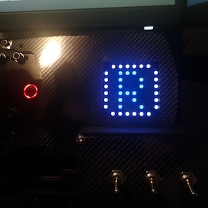 Fanatec csl DD iFlag、フラッグボックス、Sim Racing RGB、ディスプレイ、シフトライト、Sim-LED