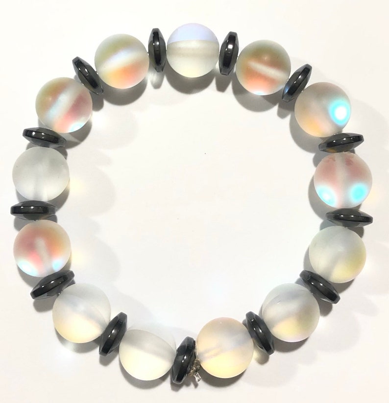 Blue Sapphire Bracelet,Womens Bracelet,Turquoise Howlite,Beaded Bracelet White Howlite,Mens bracelet Anniversary gift,Turquoise Birthstone