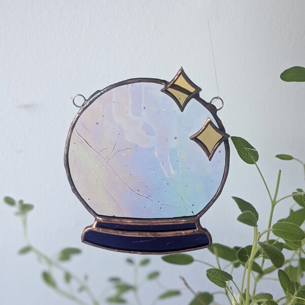 Glass Crystal Ball Etsy