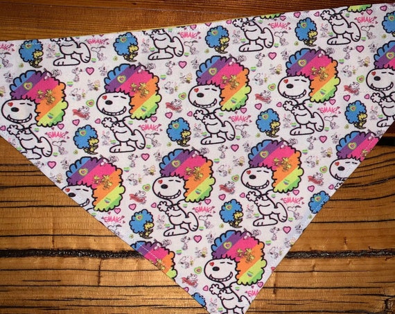 Groovy Pet Bandana, Free Shipping, Collar Slides Thru, Made in Montana Assistedly by Young Adults with Special Abilities =)