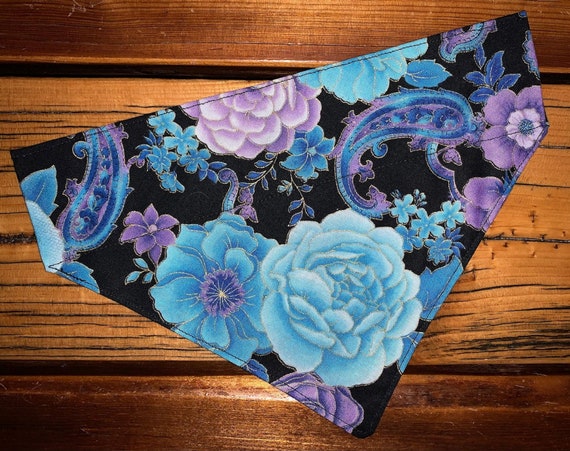 Gorgeous Pet Bandana, for Dog Cat Ferret Guinea Pig or Rabbit, Ready to Ship, Made in Montana Assistedly by Special Young Adults