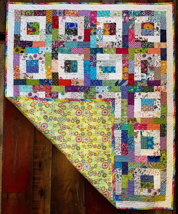 The "Lil Rheba" Lap Quilt ~ Ready to Ship ~ 39 x 48 ~ Joyfully Packaged by Special Olympic Athletes ~ FREE SHIPPING