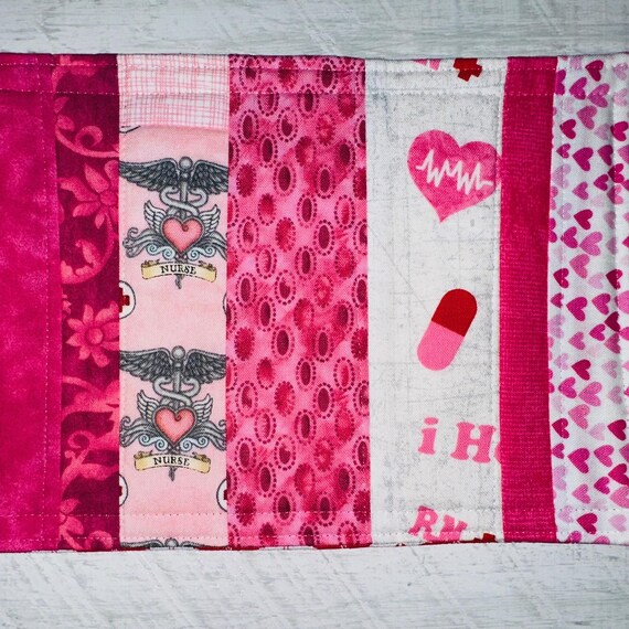 Nurse Themed Set of Two Snack Mats ~ Mug Rug Set ~ FREE SHIPPING!