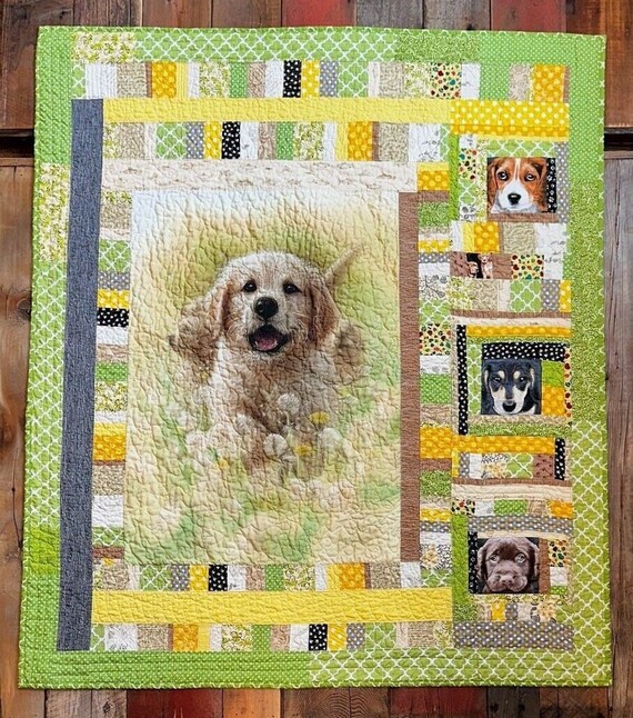 Lil Labs Quilt ~ Ready to Ship ~ 43 x 49 ~ Joyfully Packaged by Special Olympic Athletes ~ FREE SHIPPING