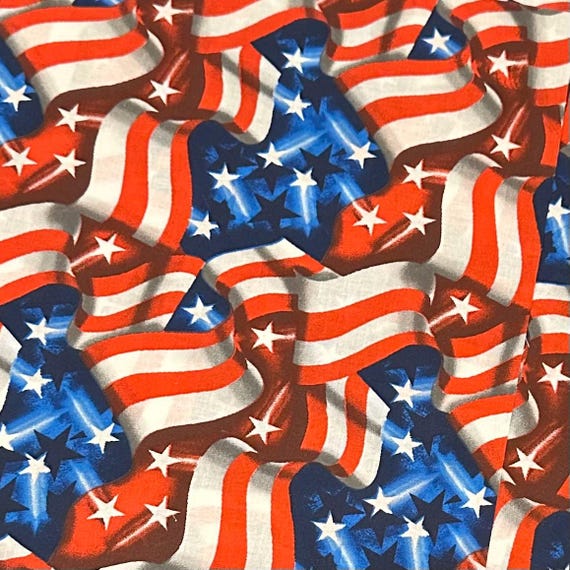 Patriotic Pet Bandana ~ FREE SHIPPING ~ Your Pet's Collar Slides Thru ~ Proudly Made in Montana