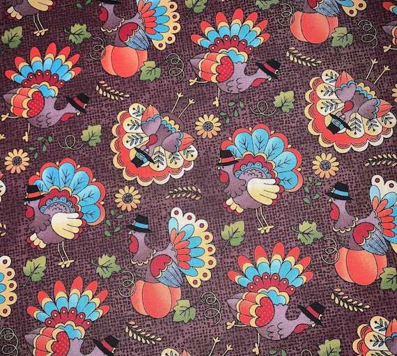 Thanksgiving Pet Bandana ~ Your Pet's Collar Slips Thru ~ Free Shipping!