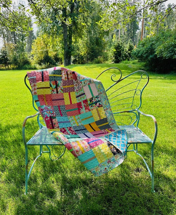 Cottage to the Core Quilt ~ FREE SHIPPING ~ 42 x 51 ~ Joyfully Packaged by Special Olympic Athletes