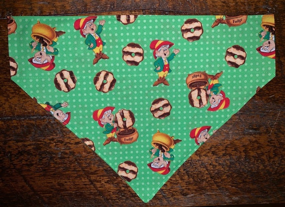 Cookie Pet Bandana, Special Needs Project, Dog Gift, Thru Collar Bandana, Made in Montana, Ready to Ship, Free Shipping!