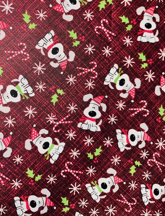 Holiday Pup Glitz Bandana ~ FREE SHIPPING ~ Your Pet's Collar Slips Thru ~ Made in Montana ~ Ready to Ship