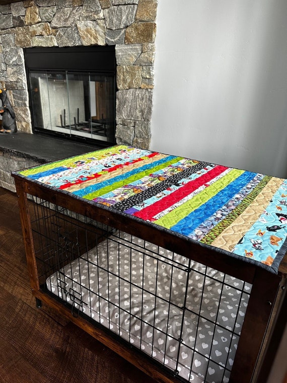 Reversible Kennel Quilt ~ FREE SHIPPING ~ Awesome Pet Blankie or Seat Cover ~ Measures 25 x 35