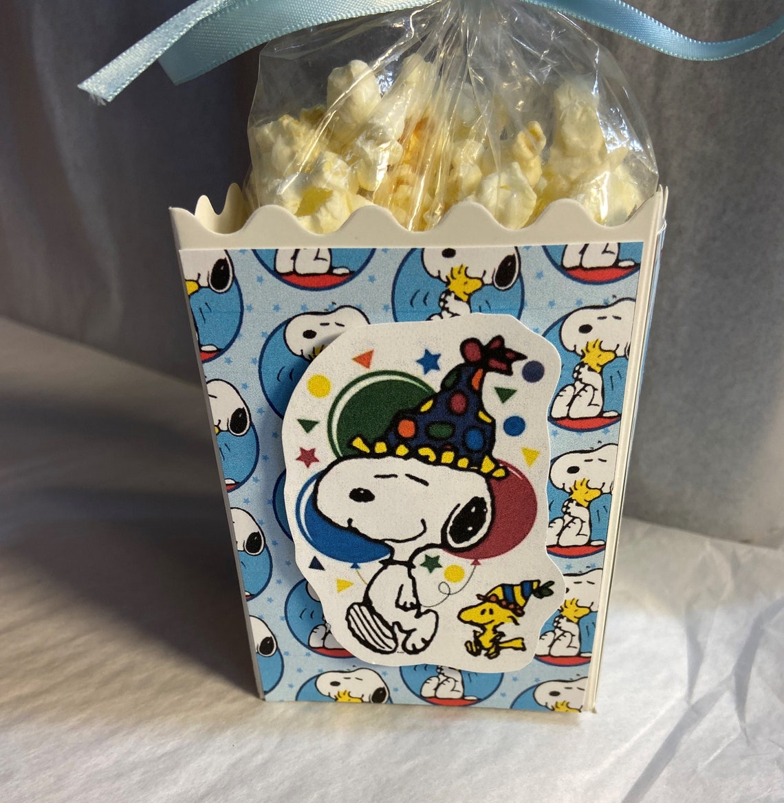 Snoopy and Woodstock Favor or Snack Boxes Containers Etsy