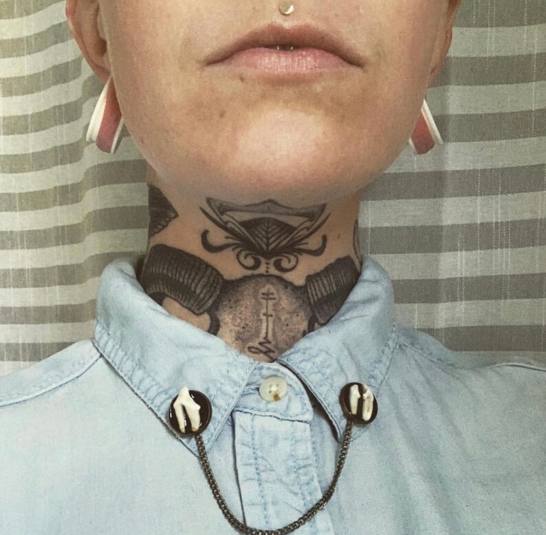 Raccoon tooth collar chain image 2