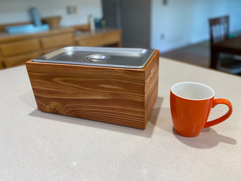 Designer Kitchen Countertop Compost Bin With Dishwasher Safe Etsy