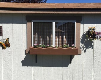 Handmade Cedar Window Planter Box | Garden Lovers | Planter for Flowers