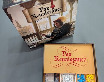 Pax Renaissance Board Game Insert