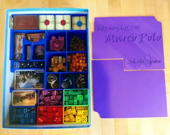 The Voyages Of Marco Polo Board Game Insert