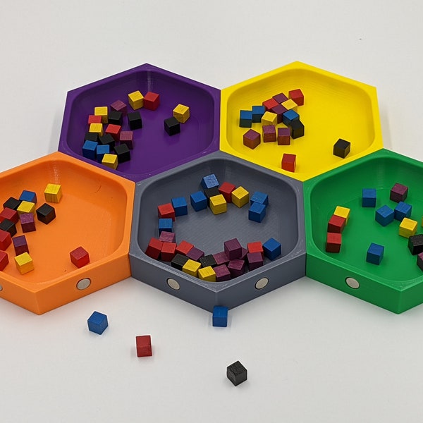 Hexagon Board Game Trays