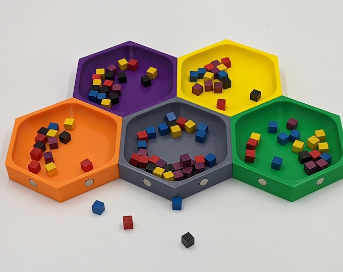Hexagon Board Game Trays
