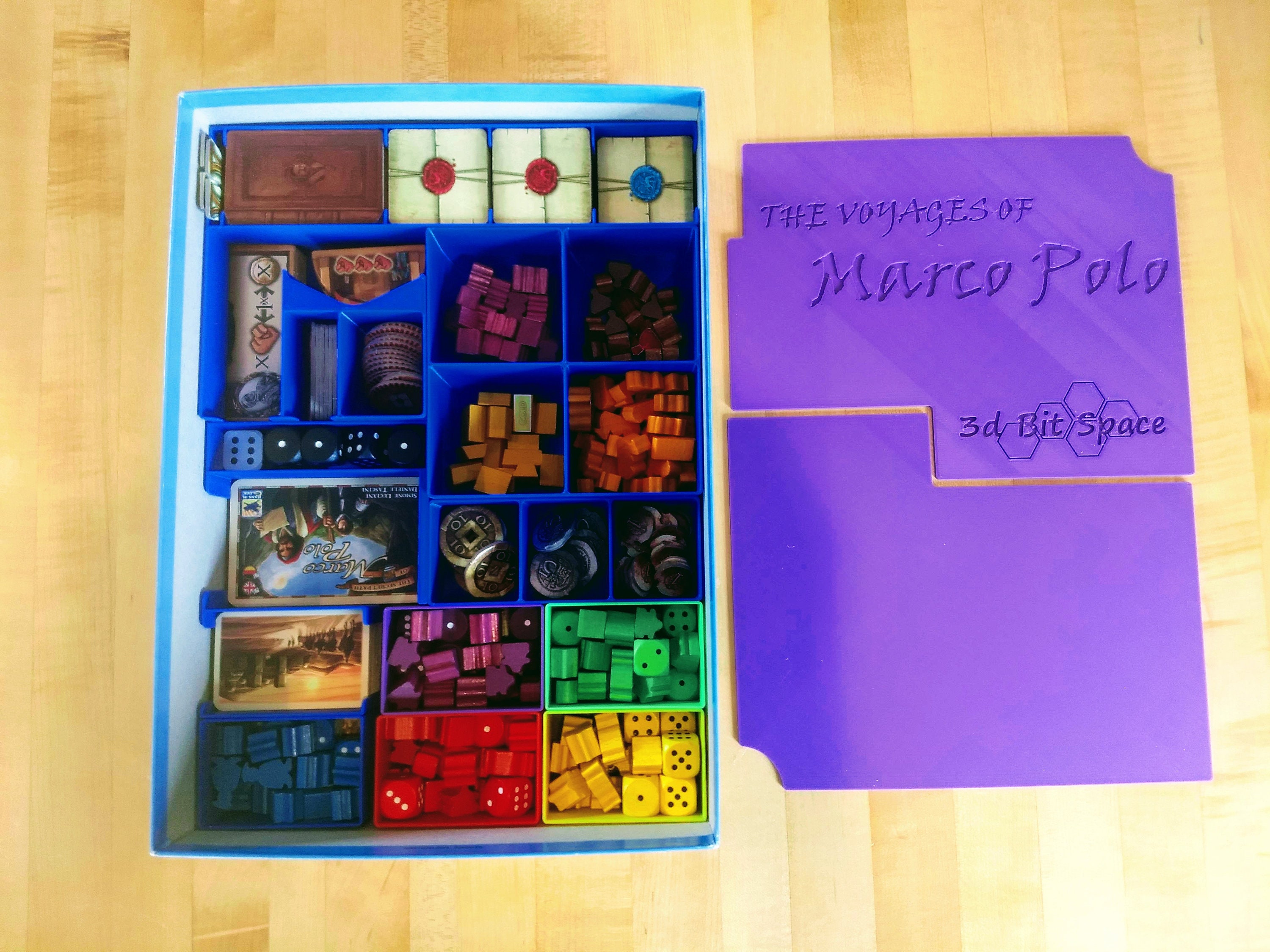 The Voyages of Marco Polo Board Game Insert Etsy