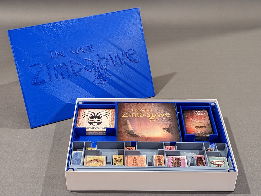 The Great Zimbabwe Board Game Insert Etsy
