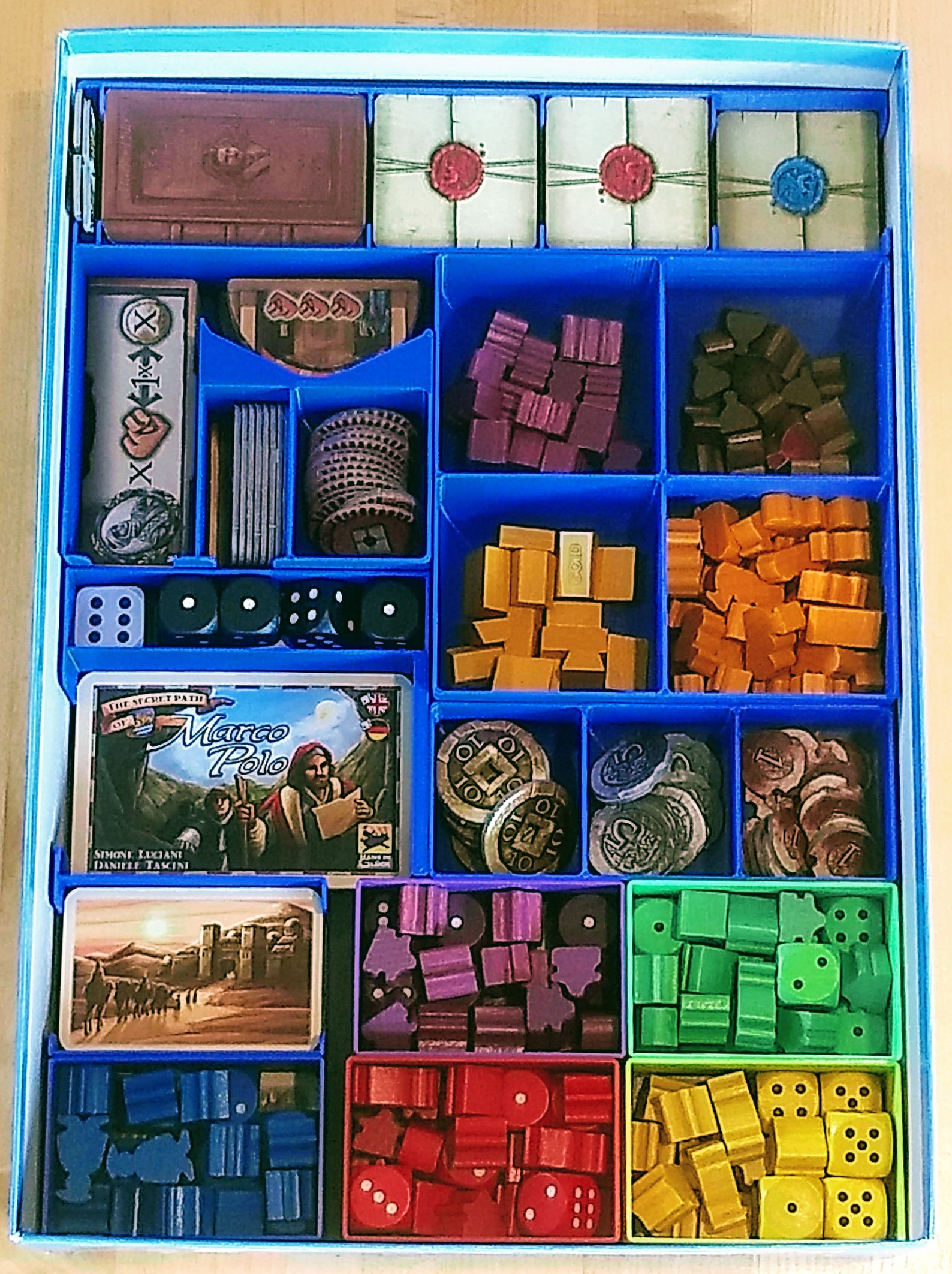 The Voyages of Marco Polo Board Game Insert Etsy