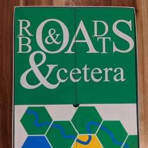 20th Anniversary Roads and Boats &Cetera Board Game Insert