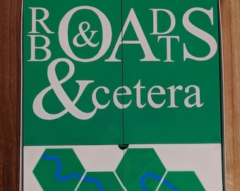 20th Anniversary Roads and Boats &Cetera Board Game Insert