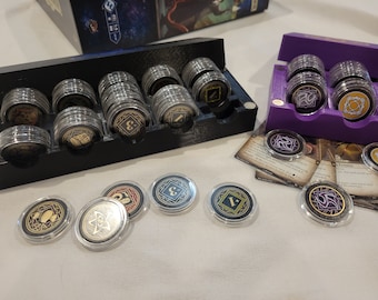 Arkham Horror Chaos Token Coin Holder Set