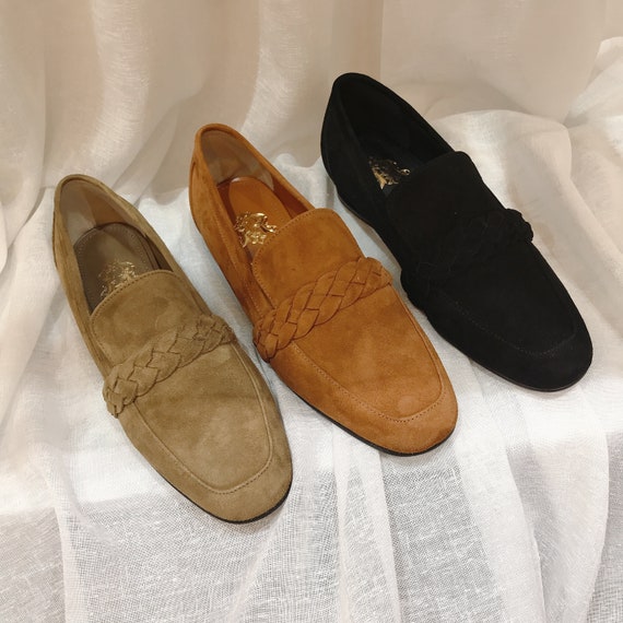 suede loafers women