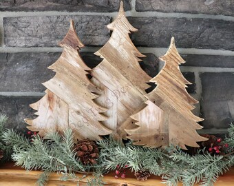 Wood Christmas Tree Etsy