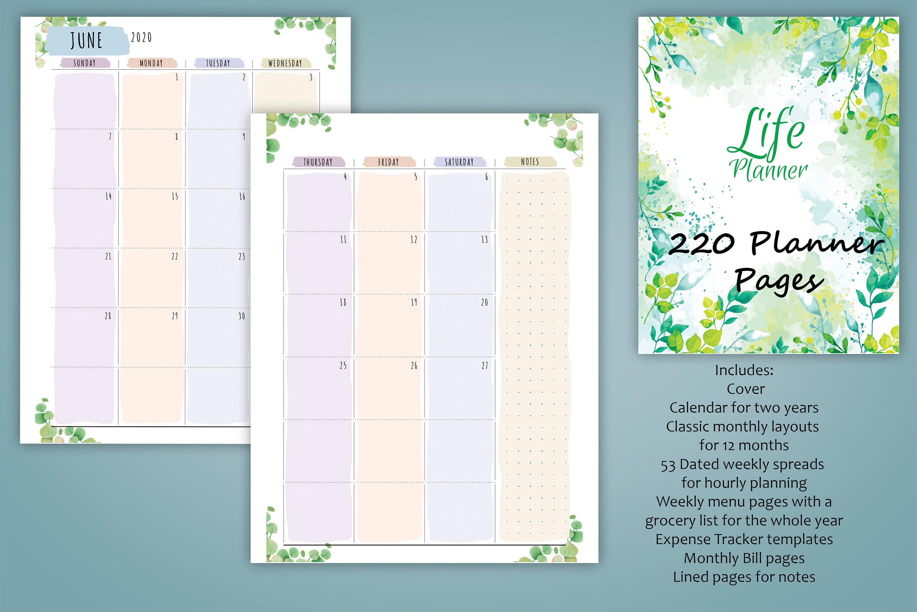 Productivity Planner, Printable Planner, Life Planner, Success Planner ...