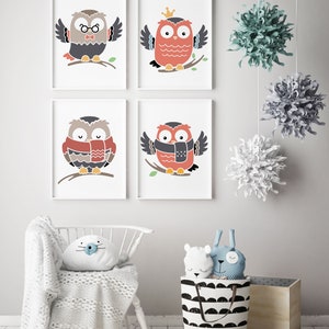 Owl Nursery Decor, Digital Download, Printable Art, Baby Gift, Baby ...