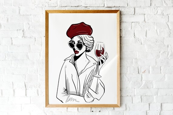 Wall Decor Poster.Fine Graphic Art Design.Guayabera Girl Fashion.Room art.325 