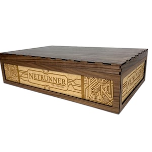 Caja de almacenamiento para el juego de cartas Netrunner / Netrunner: The Card Game / Solución de almacenamiento / Almacenamiento para Netrunner LCG / Caja de almacenamiento para LCG