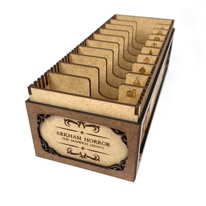 Caja de almacenamiento Ultimate Arkham Horror / Caja de almacenamiento divisoria de campaña / Juego completo / Arkham Horror LCG / Almacenamiento de campaña de Arkham Horror