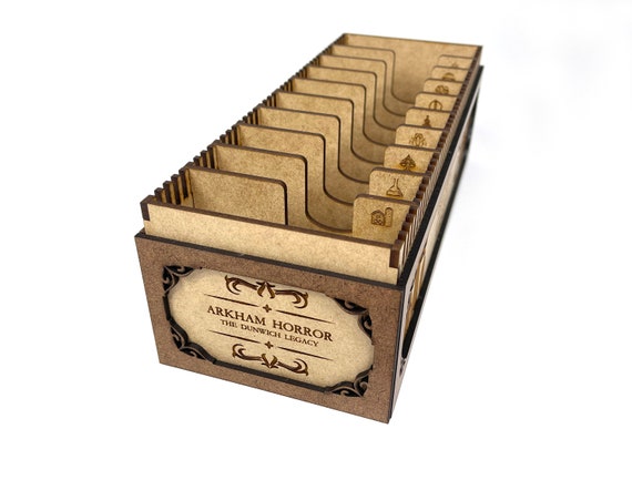 organizing arkham horror card game Organizer which are in no way associated or affiliated with The Broken Token. Arkham Horror organizer | Wood